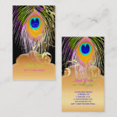 Carte De Visite PixDezines Peacock eye+filigree tourbillons/do-it- (Devant / Derrière)