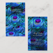 Carte De Visite PixDezines Peacock Feather (Devant / Derrière)