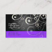 Carte De Visite PixDezines Perles Stylish (Dos)