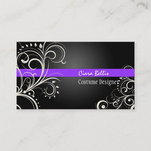 Carte De Visite PixDezines Perles Stylish (Devant)