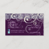 Carte De Visite PixDezines Perles Stylish (Dos)