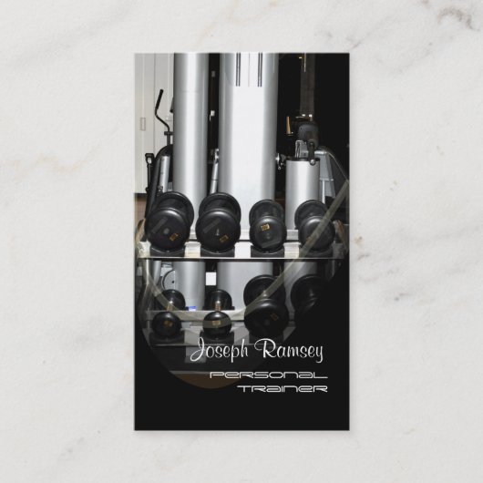 Carte De Visite PixDezines Personal Trainer (Devant)