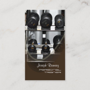 Carte De Visite PixDezines Personal Trainer