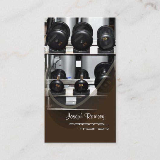 Carte De Visite PixDezines Personal Trainer (Devant)