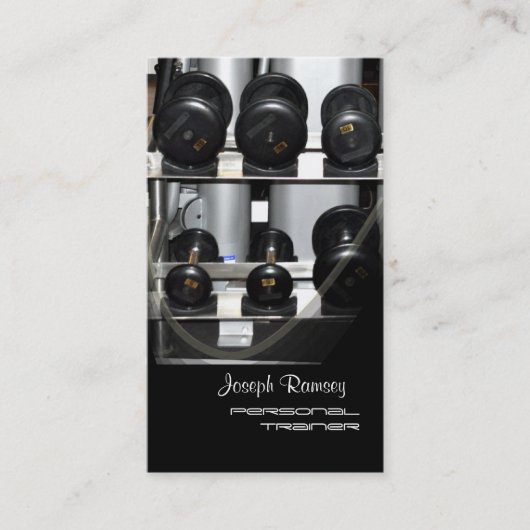 Carte De Visite PixDezines Personal Trainer (Devant)