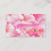 Carte De Visite PixDezines PINK KONA PLUMERIAS (Dos)