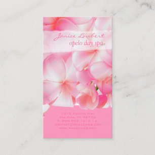 Carte De Visite PixDezines PINK KONA PLUMERIAS