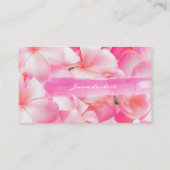 Carte De Visite PixDezines PINK KONA PLUMERIAS (Dos)
