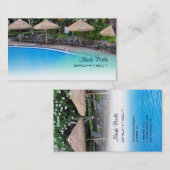 Carte De Visite PixDezines piscine/do-it-yourself modèle (Devant / Derrière)