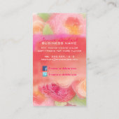 Carte De Visite PixDezines pivoines bouquets/do-it-yourself arrièr (Dos)