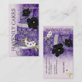 Carte De Visite PixDezines Plum Pudding Gâteau/boulangerie/pâtisse (Devant / Derrière)