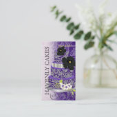 Carte De Visite PixDezines Plum Pudding Gâteau/boulangerie/pâtisse (Debout devant)