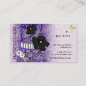 Carte De Visite PixDezines Plum Pudding Gâteau/boulangerie/pâtisse (Dos)