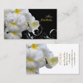 Carte De Visite PixDezines Plumeria+do-it-yourself de couleurs (Devant / Derrière)