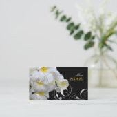 Carte De Visite PixDezines Plumeria+do-it-yourself de couleurs (Debout devant)