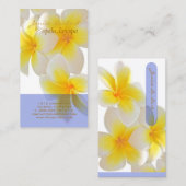 Carte De Visite PixDezines Plumeria Hawaii (Devant / Derrière)
