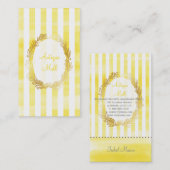 Carte De Visite PixDezines rayures blanches/aquarelle numérique ci (Devant / Derrière)