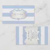 Carte De Visite PixDezines rayures réglables de classe+couleur (Devant / Derrière)