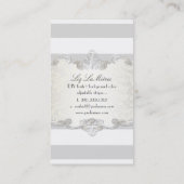 Carte De Visite PixDezines rayures réglables de classe+couleur (Dos)