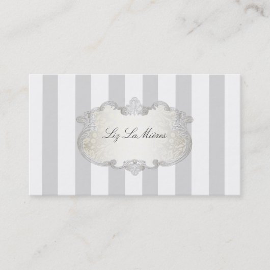 Carte De Visite PixDezines rayures réglables de classe+couleur (Devant)