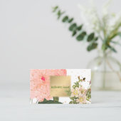 Carte De Visite PixDezines Roses Vintages/Illustration/Redoute (Debout devant)