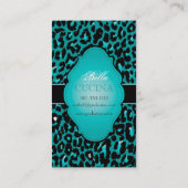 Carte De Visite PixDezines Sassy, papier de guépard/do-it-yourself (Dos)