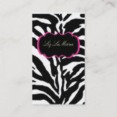 Carte De Visite PixDezines Sassy tirage zèbre (Dos)