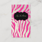Carte De Visite PixDezines Sassy tirage zèbre (Dos)