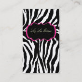 Carte De Visite PixDezines Sassy tirage zèbre (Dos)