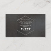 Carte De Visite PixDezines Simple Élégant, brillant do-it-yourself (Dos)