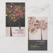 Carte De Visite PixDezines Spring Blooms/tableau de bord (Devant / Derrière)