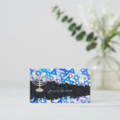 Carte De Visite PixDezines STAR OF DAVID, RABBI (Debout devant)