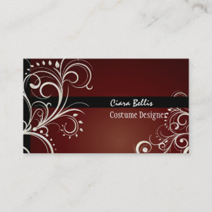 Carte De Visite PixDezines Stylish Pearl Swirls