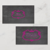 Carte De Visite PixDezines, tableau de bord+cadre fantaisiste (Devant / Derrière)