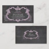 Carte De Visite PixDezines, tableau de bord+cadre rococo (Devant / Derrière)