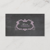 Carte De Visite PixDezines, tableau de bord+cadre rococo (Dos)