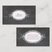 Carte De Visite PixDezines, tableau de bord+cadre rococo (Devant / Derrière)