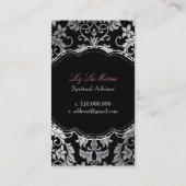 Carte De Visite PixDezines Tanza Damask/arrière - plan DO-IT-YOURS (Dos)