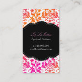 Carte De Visite PixDezines Tanza Damask/do-it-yourself arrière - p (Dos)