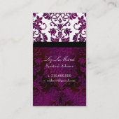 Carte De Visite PixDezines Tanza Damask/do-it-yourself arrière - p (Dos)