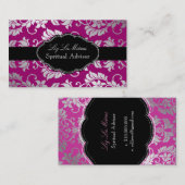 Carte De Visite PixDezines Tanza Damask/do-it-yourself arrière - p (Devant / Derrière)
