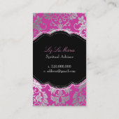 Carte De Visite PixDezines Tanza Damask/do-it-yourself arrière - p (Dos)