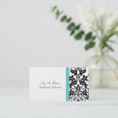 Carte De Visite PixDezines Tanza Damask/do-it-yourself couleurs !  (Debout devant)