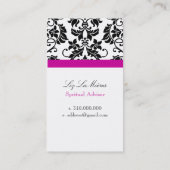 Carte De Visite PixDezines Tanza Damask/do-it-yourself couleurs !  (Dos)