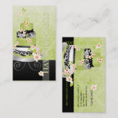 Carte De Visite PixDezines thé vert fondant cake/do-it-yourself co (Devant / Derrière)