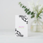 Carte De Visite PixDezines tourbillonne/do-it-yourself couleur arr (Debout devant)