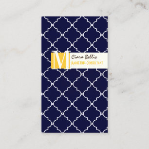 Carte De Visite PixDezines Trellis marocain/DO-IT-YOURSELF couleur