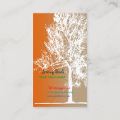 Carte De Visite PixDezines Trimmers de chêne blanc de l'arbre de c (Dos)