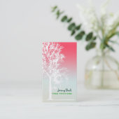 Carte De Visite PixDezines Trimmers de l'arbre en chêne blanc ♥ ♥ (Debout devant)