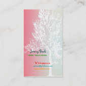 Carte De Visite PixDezines Trimmers de l'arbre en chêne blanc ♥ ♥ (Dos)